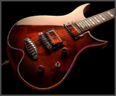 Zerberus Morpheus Cinnamon Burst custom electric guitar control layout